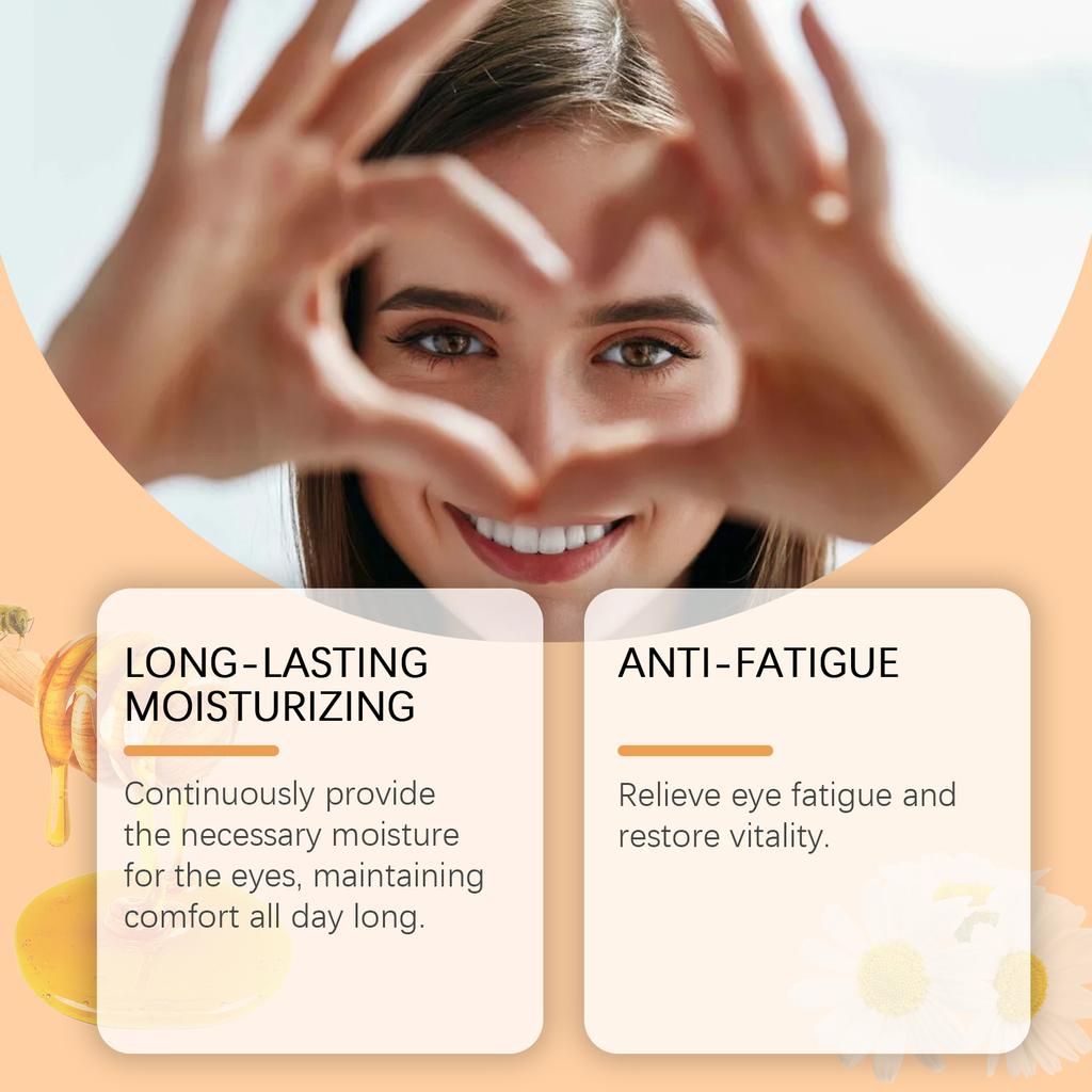XIMONTH Honey Eye Drops – Moisturizing Relief for Dry, Itchy & Tired Eyes, Soothing Eye Care