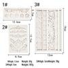 Embossed Retro Floral Vine Silicone Mold for Cake Decoration