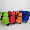 Foldable Wheeled Shopping Trolley Bag: Large Capacity Grocery Handbag