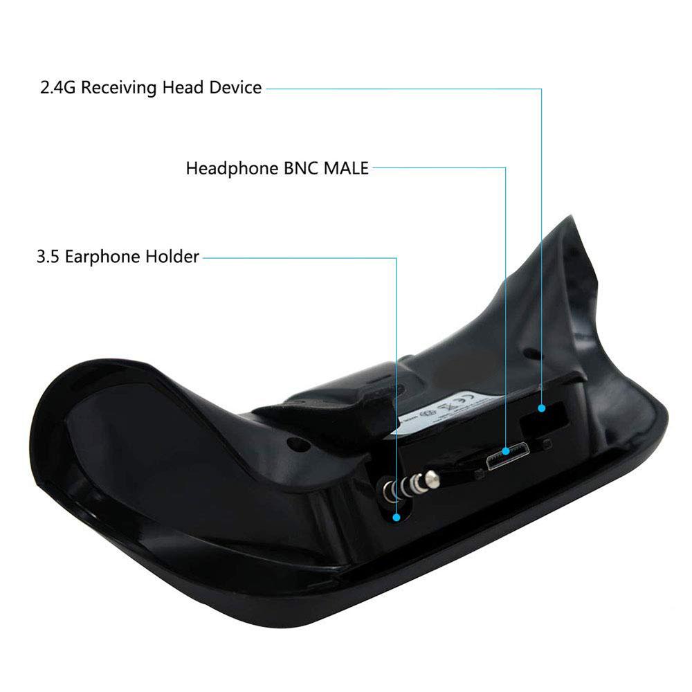 Mini-clavier sans fil Récepteur 2,4G et prise jack 3,5 mm pour manette de jeu Xbox One