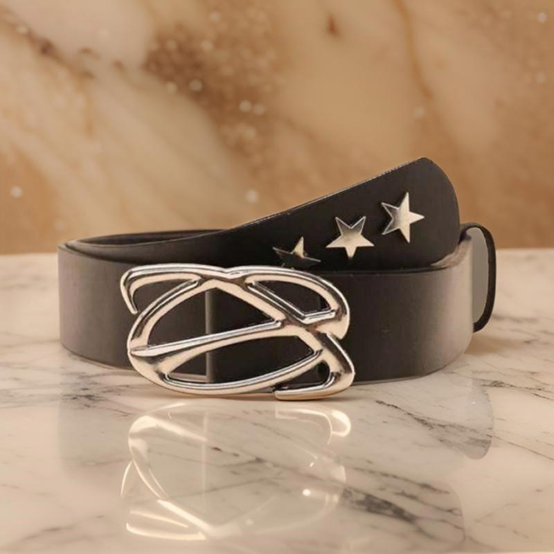 All Matching Waist Belt Star Studded Skinny Waistband Fashion Dress Belt Elegant Adult Pants Belt Simple Waist Decors