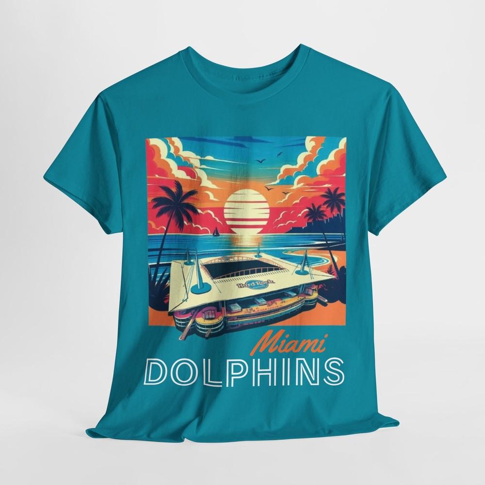 Футбольная футболка Miami Dolphins с крутой атмосферой, унисекс S