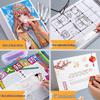 Thickened White A4/8K/4K Cardboard Sheet for Children's Art & Engineering Drawing