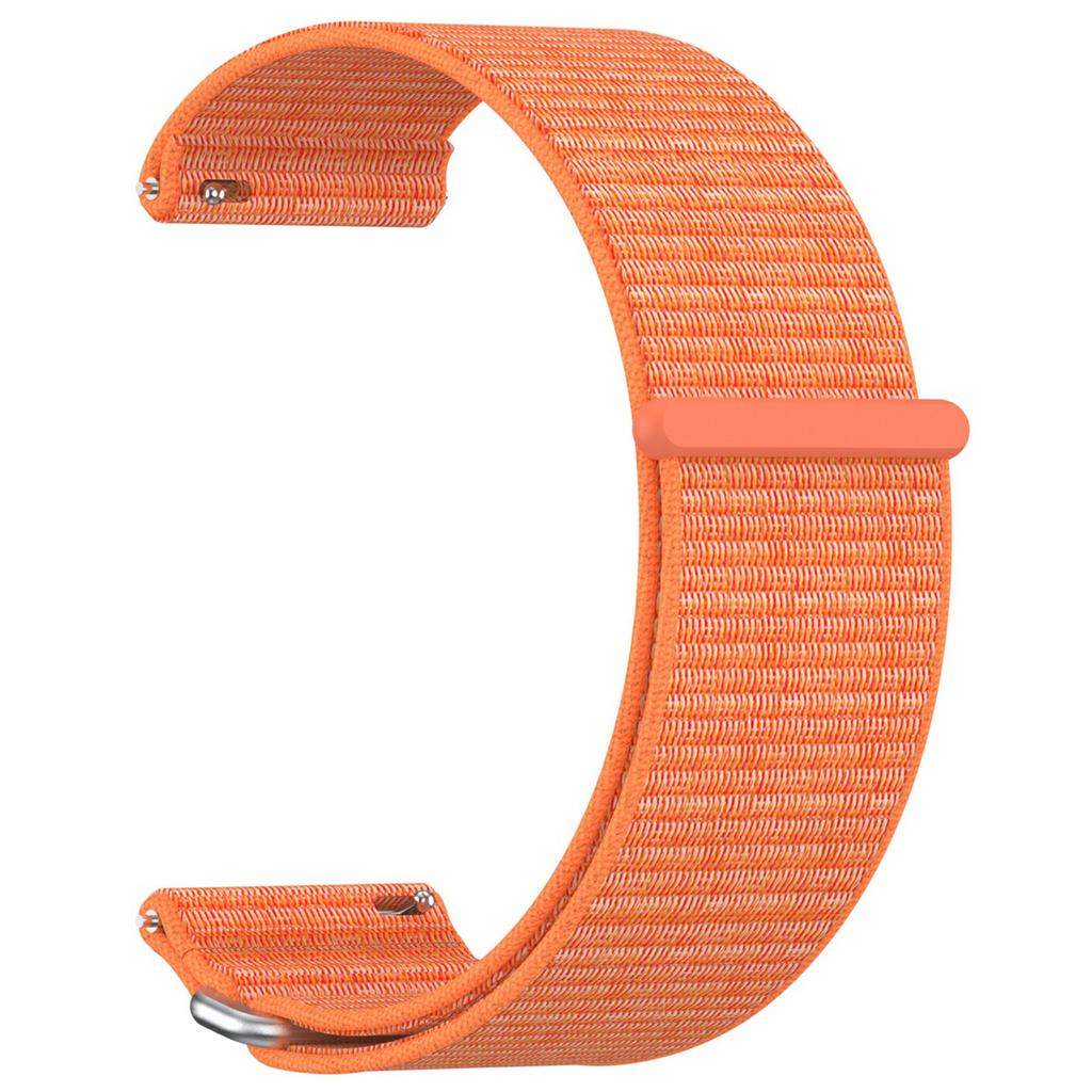 For Garmin Venu X1 Wrist Strap Magic Tape Nylon Loop Watch Band with Metal Ring