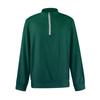 Men's Short Zip Pullover Turtleneck Long Sleeve Top