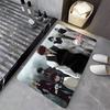 B-Blood Blockade Battlefront Eingangstürmatte Nordischer Stil Heimfußmatte Badezimmer-Toilettenmatten Schlafzimmer Hotel Dekor Matte