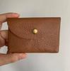 Top Grain Leather Snap Closure Coin Purse & ID Holder, Mini Lychee Pattern Card Holder for Men & Women