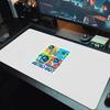 ASTRO BOT Custom Name Large Size Mouse Pad Large Gaming Table Cushion Non-slip Laptop Tablet Big Mousepad XXL Mat Mini PC Playmat With Lock Edge