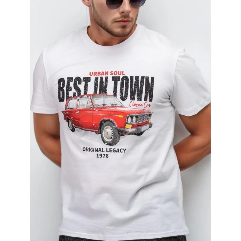 

Летний принт 3D Свободный Плюс Мужской Повседневный Модный С коротким рукавом Узор Футболка Топ s