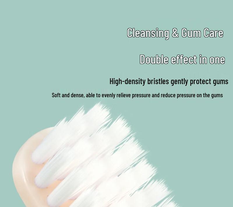 FAWNMUM Wide Head Soft Bristle Toothbrush