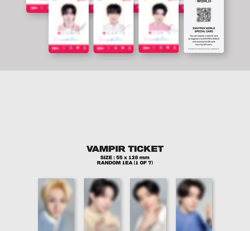 ENHYPEN WORLD COUPON CARD COLLECTION (SWEET MOMENT BASIC / GIFT Ver.)