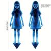 2pcs Halloween Metal Yard Signs: Twin Ghosts Garden Stake Outdoor for Yard, Patio, Garden and Party, Spooky Carnival Theme