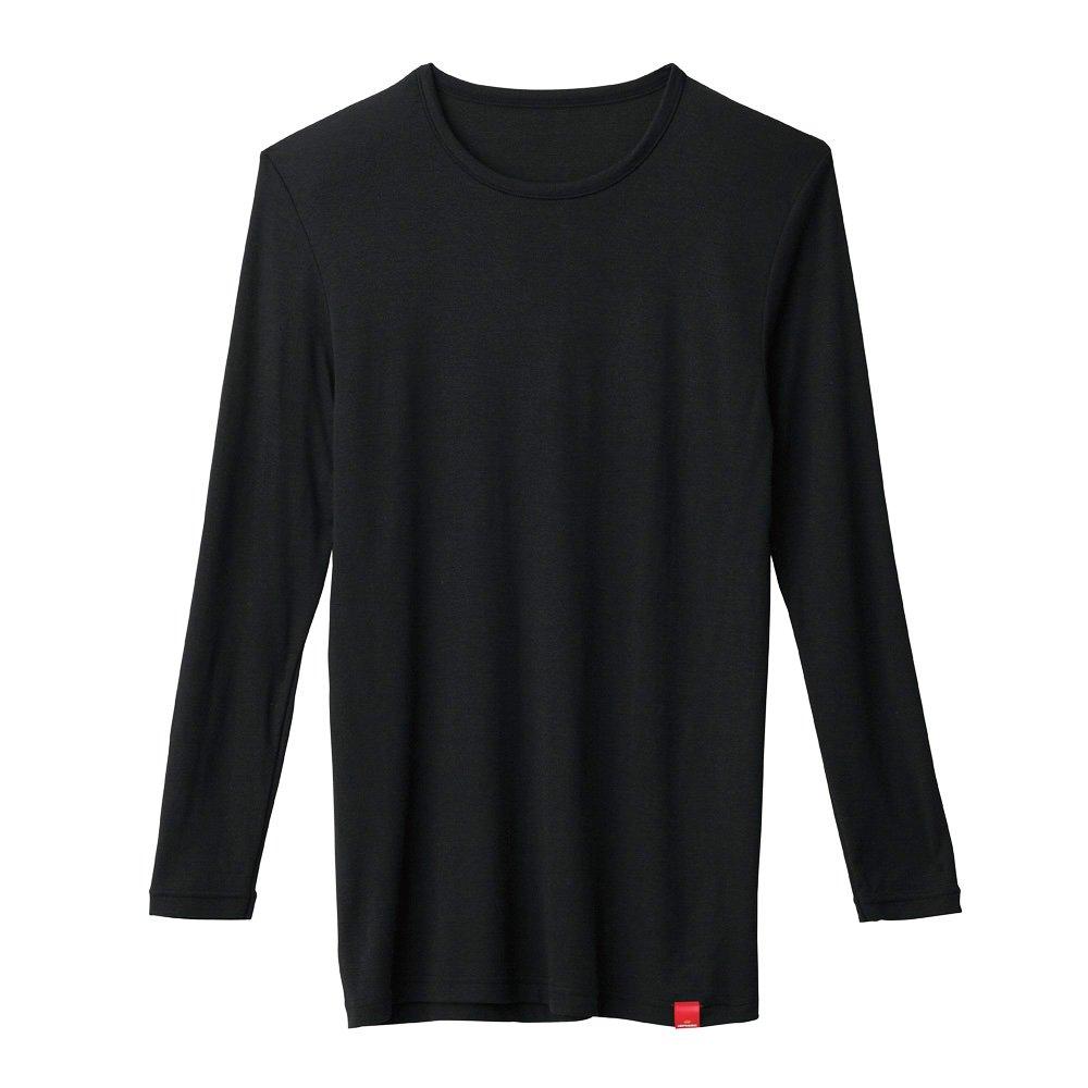 Gunze MH1608 Inner Size LL Size Men's Shirt, Black, (Japan 2L)