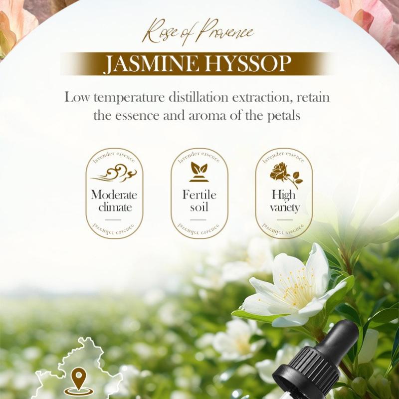 Jasmine Dried Flower Massage Oil SADOER Moisturizing and Rejuvenating Skin Body Essential Oil
