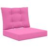 Outdoor Sofa Cushions 2 Pcs Pink Polyester