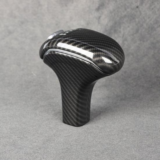 Carbon Fiber Gear Shift Head Knob Cover Trim Bezel for Jeep Grand Cherokee 14-15