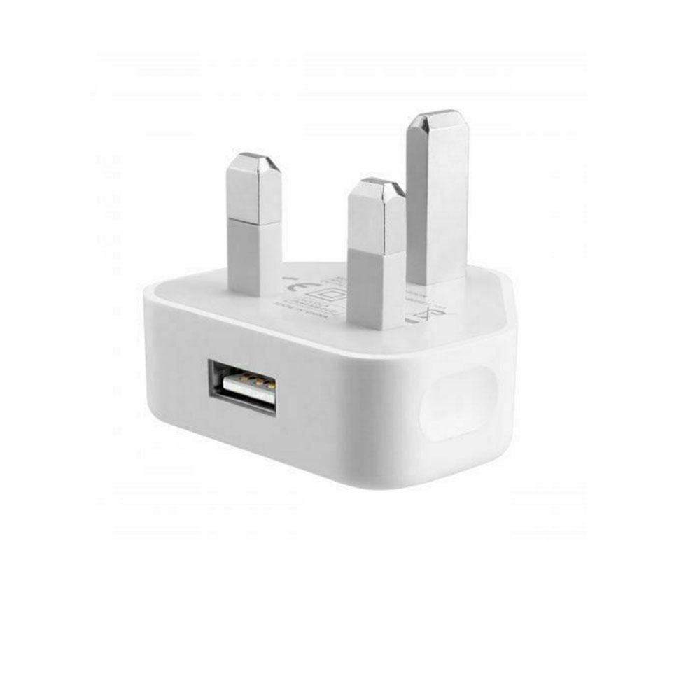 Adaptador de Enchufe de 2/3 Puertos USB Duales de 3 Pines Enchufe UK Adaptadores de Corriente Cargador de Pared Viaje