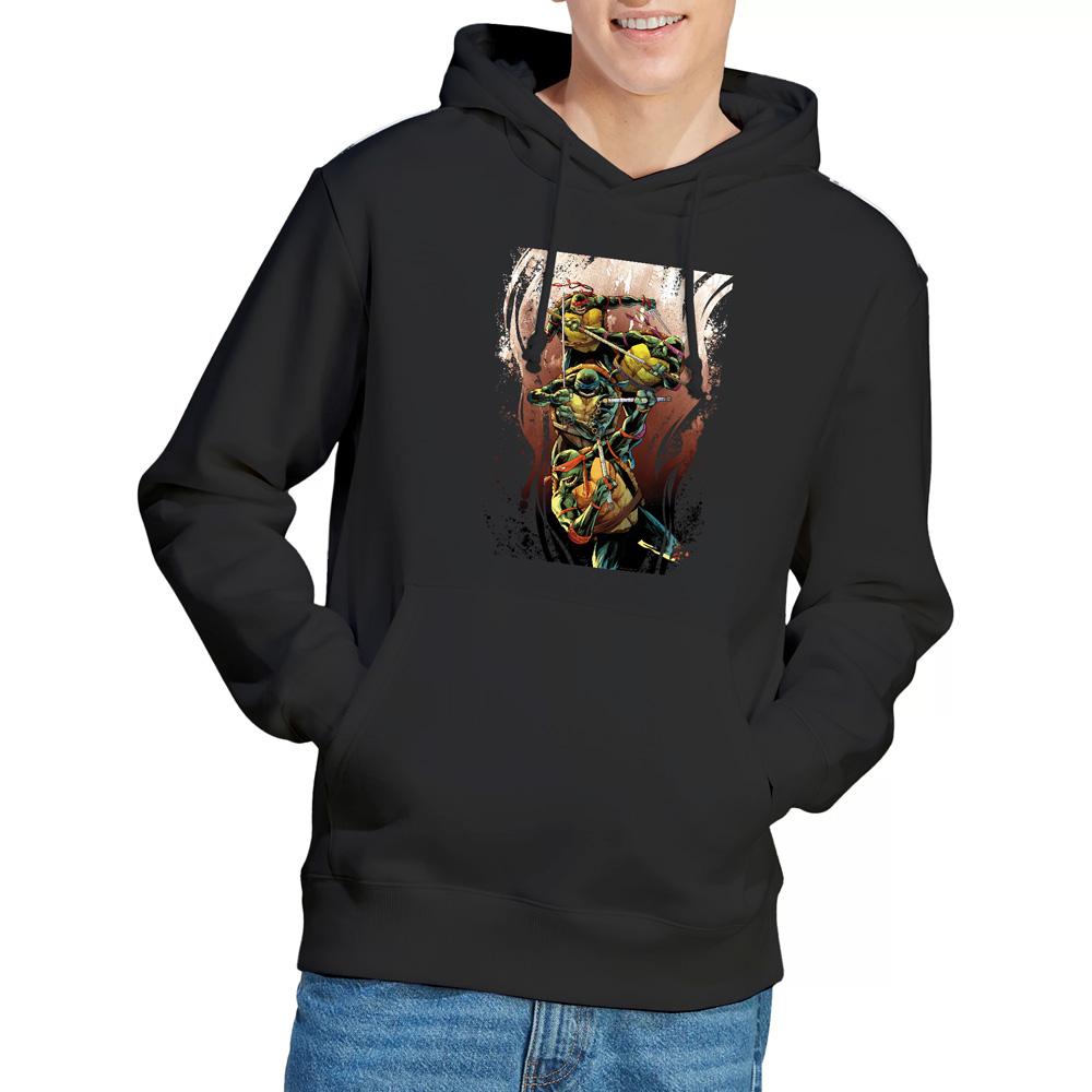 Teenage Mutant Ninja Turtles Men's Earthy Rainbow Warriors Hoodie