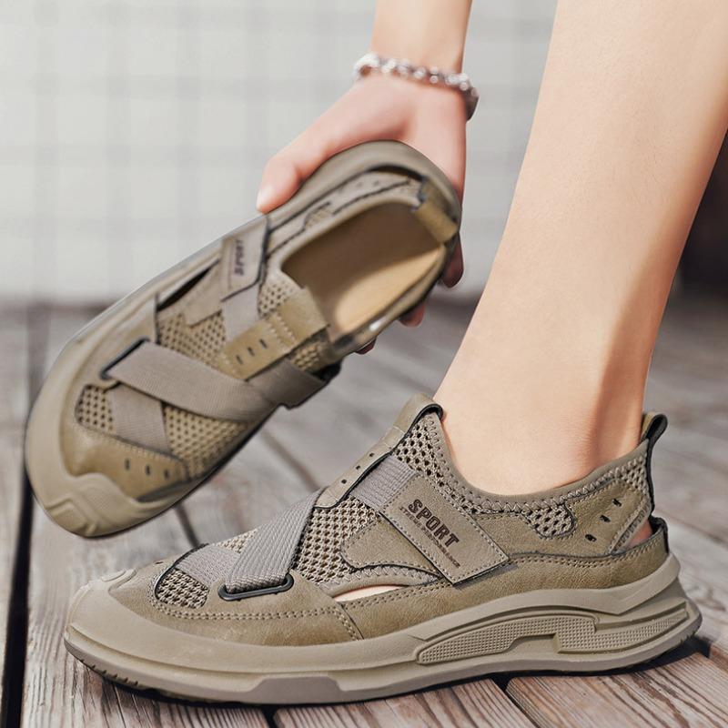 Summer Men's Sandals Fashion Outdoor Non Slip Platform Beach Slippers Breathable Casual Shoes for Men Fashion Designer Sandalias