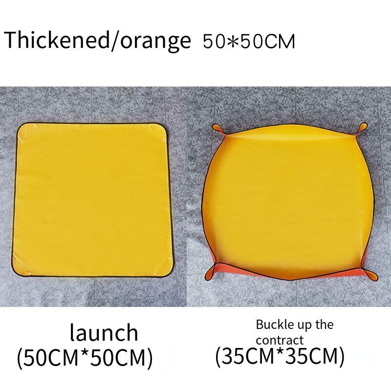 

Складной садовый коврик большого размера,(39 x39 ) Водонепроницаемый коврик для пересадки комнатных растений суккулентных растений 1pcs-50*50CM