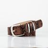Women's Leopard & Snake Print Double Ring Buckle Belt - Versatile European & American Style