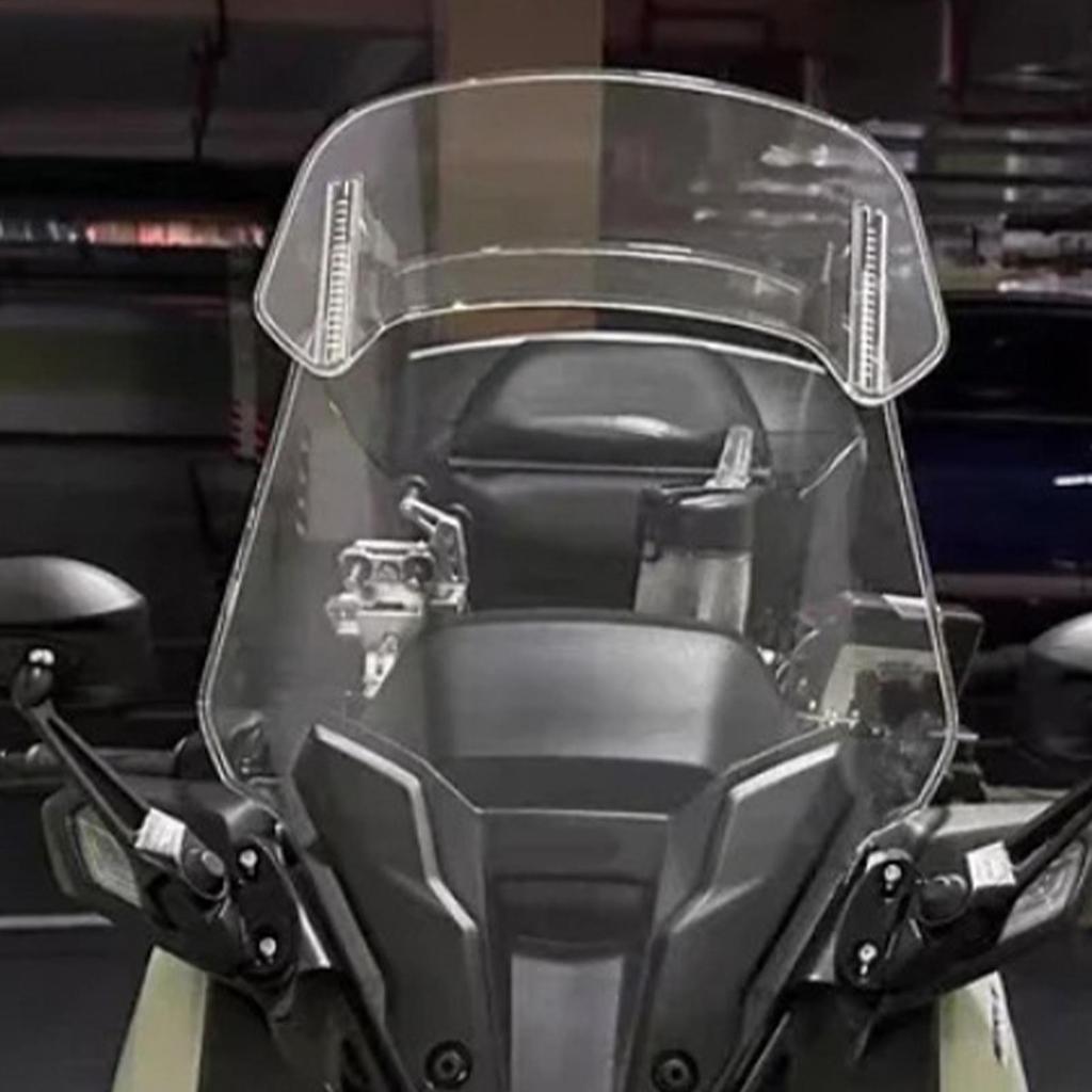 Clip On Motorcycle Windscreen Extension Motorbike Wind Deflector Airflow Windscreen Wind Deflector Motorcycle Air Deflector