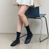[BIARRITZ] French Frill Socks (LONG/MEDIUM) 5 Colors