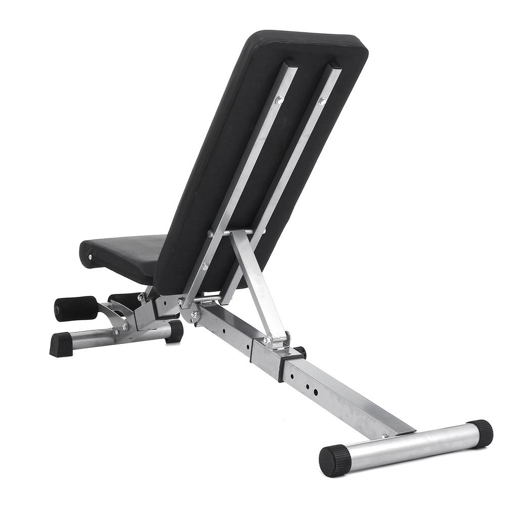 2 in 1 Adjustable Foldable Sit Up Ab Benches Bench Press Dumbbell Stool Board Multifunction Sit-ups Trainer Sports Equipment 82x27.5cm