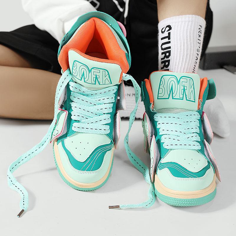 New all-match student non-slip shoes male youth sports and leisure in the help personality fashion shoes European station