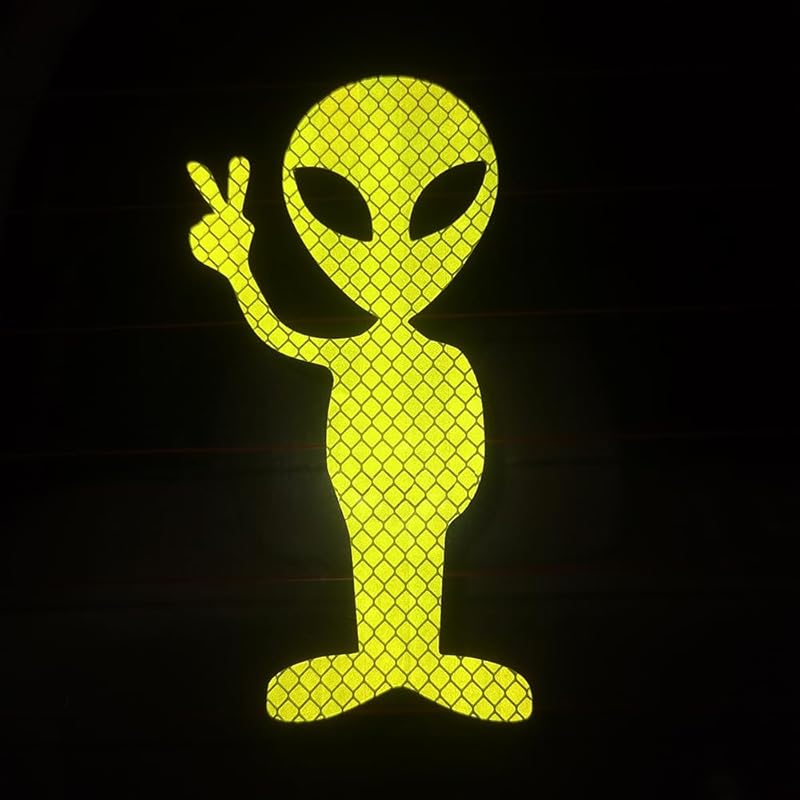 HungMieh Highly Reflective Stickers Decals Vinyl for Cars High Intensity Grade Reflective Safety Warning Signs 7 years Last Waterproof Multi-Color