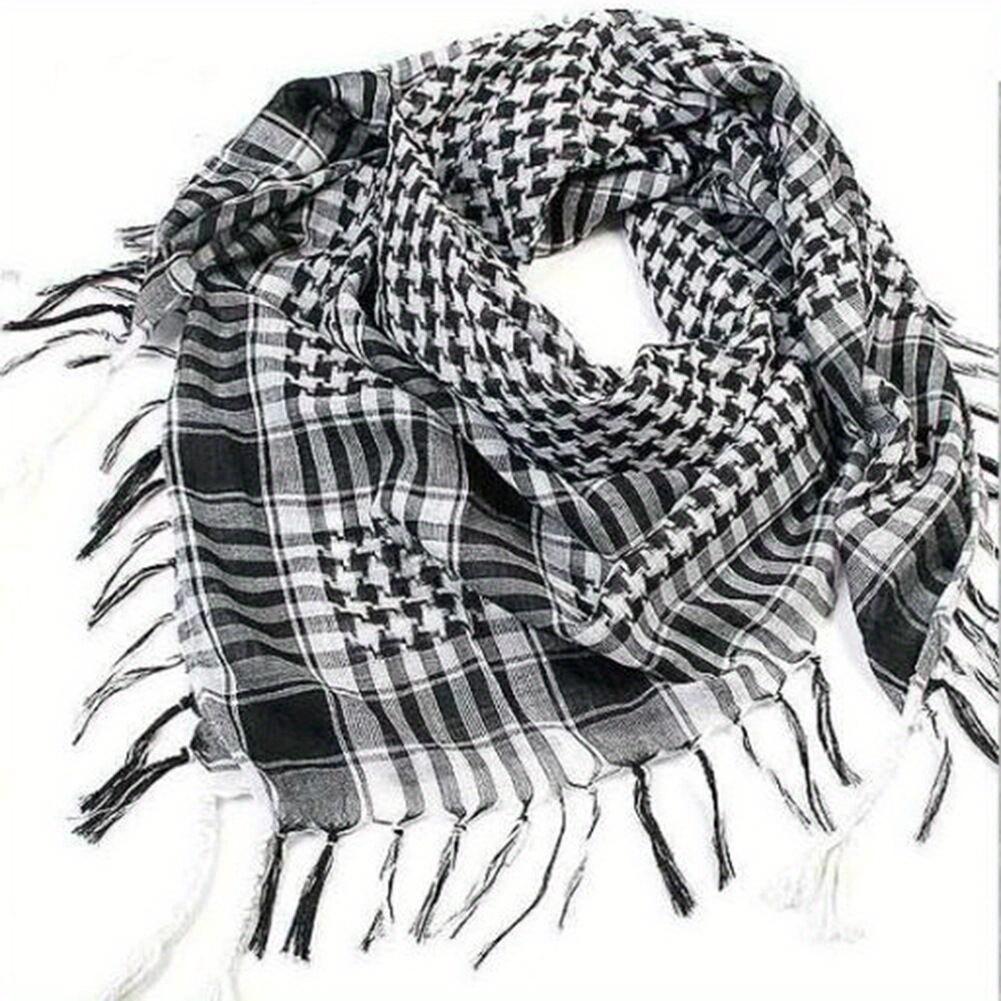 Military Tactical Desert Hijab Scarf Muslim Headscarf Islam Arab Keffiyeh Head Neck Scarves Wrap for Men and Women