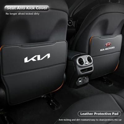 1 ks Podložka proti kopání na zadní stranu autosedačky Ochranný potah proti zašpinění pro EV6 Stonic RIO K9 Sorento Ceed Stinger Niro Soul Cerato