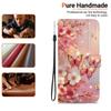 Elegante Portafoglio Colorato con Fiore Custodia per Telefono per Samsung Galaxy A27 5G SM-A276 A 27 Copertura in Pelle Flip Magnetica Carino Modello 3D Capa