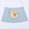 Round table fan-shaped western food mat waterproof and oil-proof table mat thermal insulation mat high temperature coaster bowl plate mat thermal