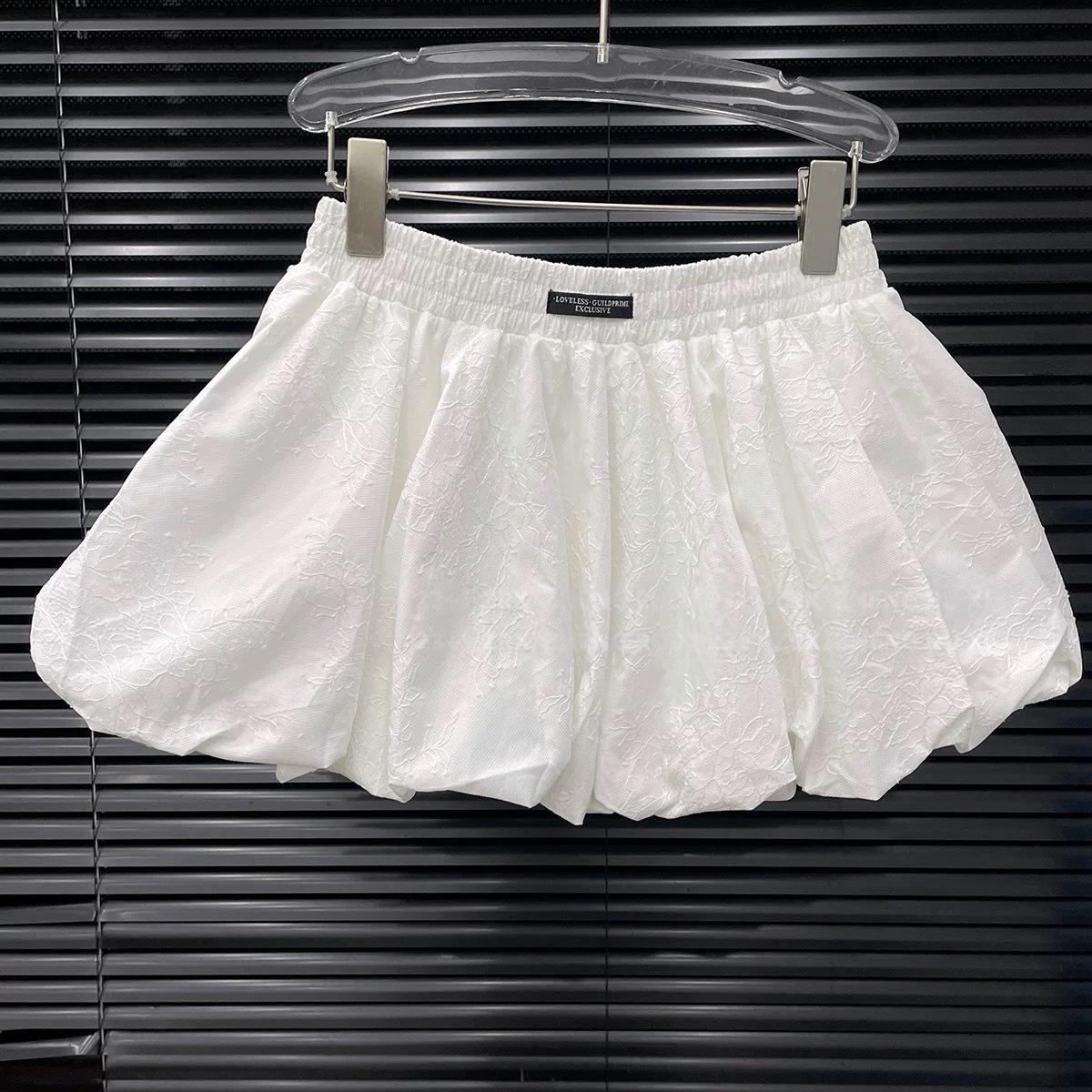 

Spring 2026 Women s Lace Embroidery Two-Piece Set: Niche Loose Casual Lace-Up Shirt S