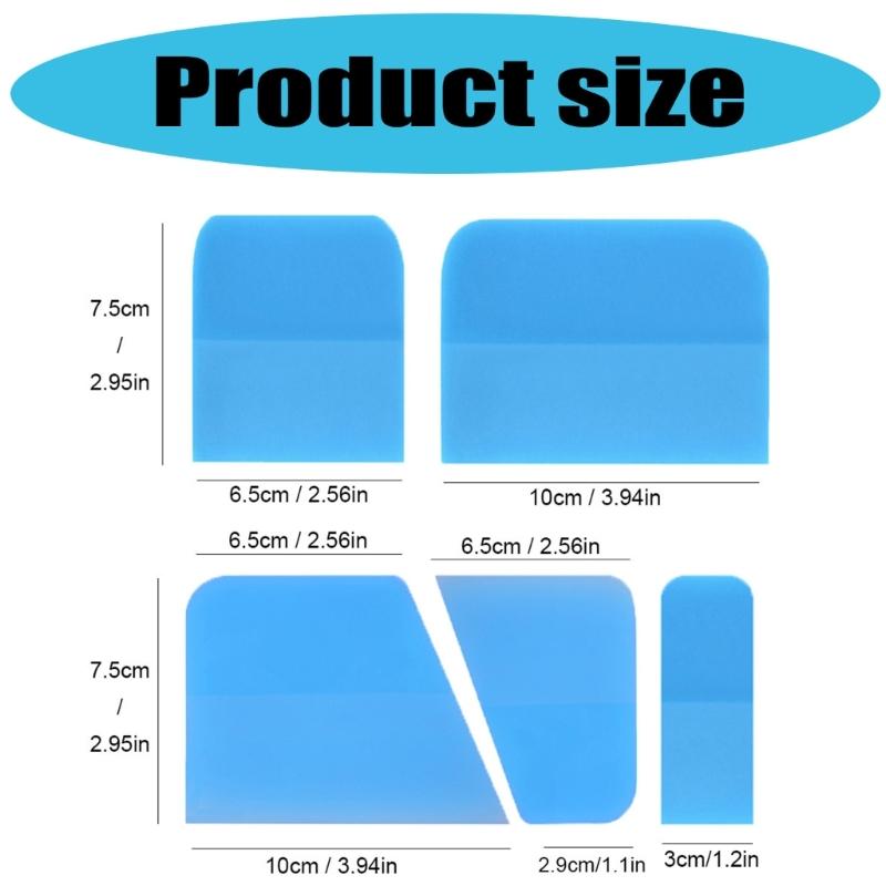 Professional Flexible Squeegee Scraper Tool for Car Film Application Ensures Bubble Free Finish & Scratch Free Surfaces