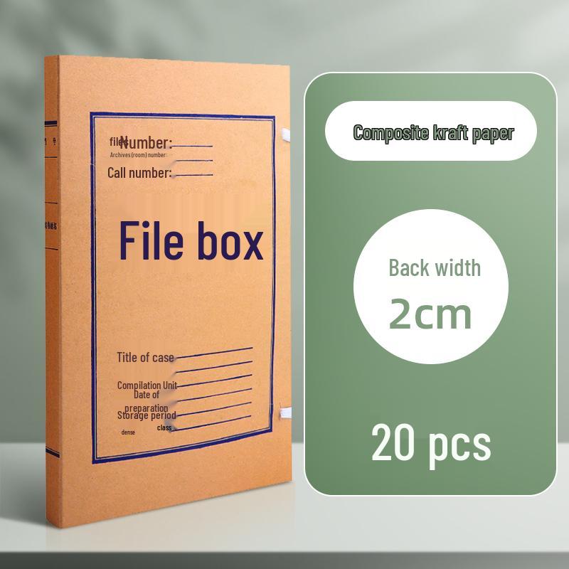 Extra Large Acid-Free A4 Kraft Paper Archive Box