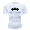 Men's Quick Dry Compression Athletic T-Shirt, Bat Pattern Br