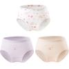 LABI Girls' Pure Cotton Briefs 3-Pack for All Seasons