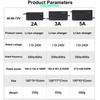 54.6V 2A/3A/5A Lithium Battery Smart Charger AC100-240V With Fan For 13S 48V 20A 30A E-two Wheelers Li-ion Cells Fast Charging