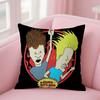 Beavis And Butt-Head Pillow Case Square Double-Sided Printing Short Plush Sofa Cushion Cover Bedroom Bedside Pillow