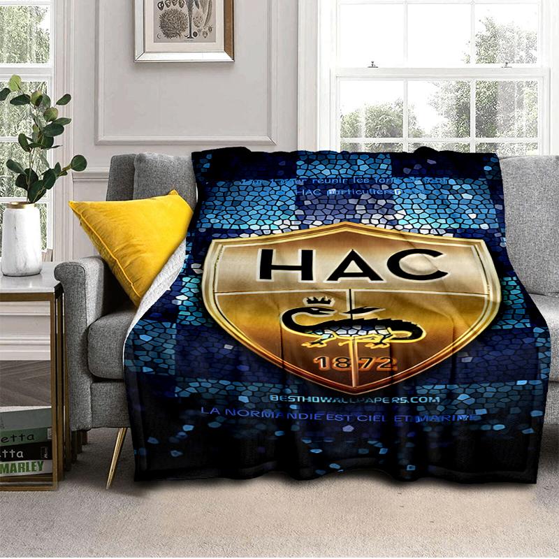 Havre Crest Blanket Lightweight Ideal Bedding Blanket Perfect for Travel, Camping, Living Rooms, Offices, Sofas, Fan Christmas gift