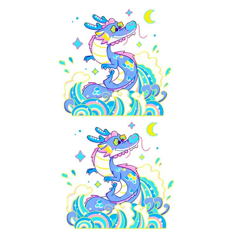 CQ Hot Selling Temporary Waterproof Sticker Camouflage Cartoon Fireworks Romantic Fake Body Art Makeup Stickers Tattoo Stickers