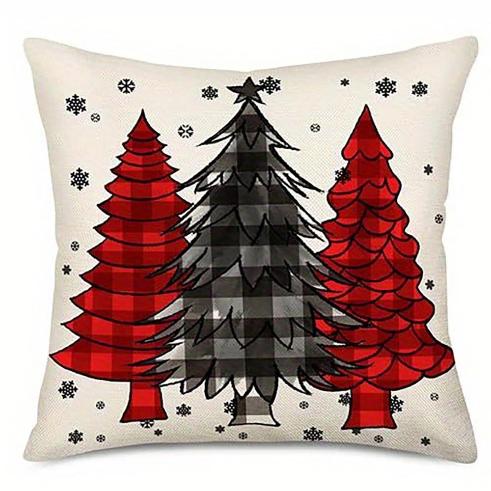 Christmas decoration pillow cover Merry Christmas Christmas tree Car pattern living room sofa cushion cover home room decoration