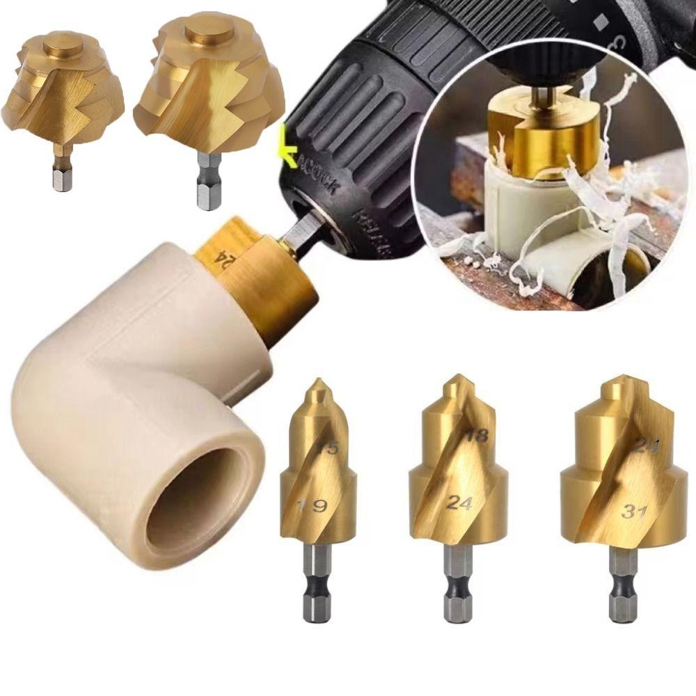 20/25/32/40/50mm Stepped Drill Bit Hexagon Shank Hole Opener High Quality PPR Lifting Drill Bit