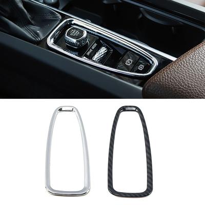 För Volvo XC60 2018-2024 Kolfiberfärg AT Växellåda Växelspakspanel Ramlist ABS Bilinteriörtillbehör Dekorationslist