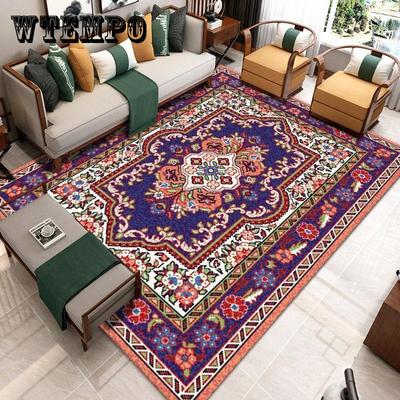 European Soft Carpet Living Room Bedroom Modern Large Area Carpet Palace Retro American Carpet Non-slip Carpet Living Room