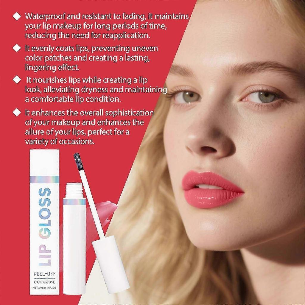 Peel-Off Lip Gloss Is A Gentle Daily Lip Moisturizing And Hydrating Product With Even Water Glow And Color Development. It Is A Convenient Lip Gloss F