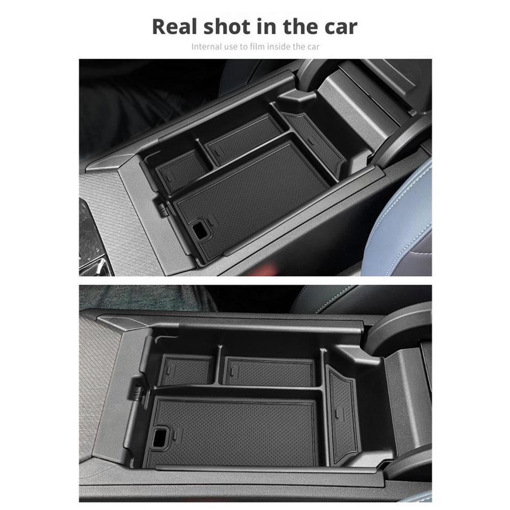 Center Console Storage Tray For BMW X3 G45 2025 Car Armrest Storage Box Organizer Case Insert ABS Auto Interior Accessories