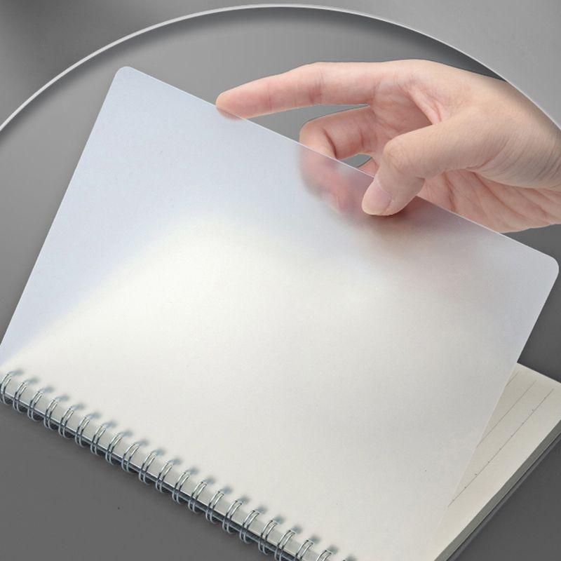 B5 Extra-Thick Coil Notebook, A5 Grid, Simple Blank Design for High School Students
